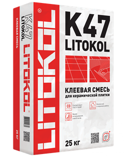 Клей для плитки для внутренних работ LITOKOL K47 (класс С0) 4790 - фото 10814
