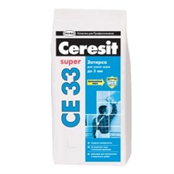Затирка Ceresit CE 33 «Super» Оливковый (2кг) 4857 - фото 4808