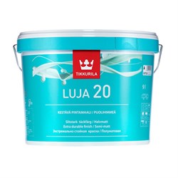 Tikkurila Луя 20 акриловая покрывная краска, полуматовая - Luja 20 (9л) 3911 - фото 6183
